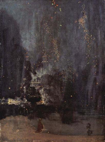 James Abbott Mcneill Whistler Nocturne in Black and Gold China oil painting art